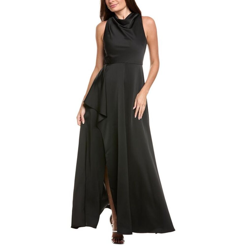 Theia Womens  Amara Drape Gown
